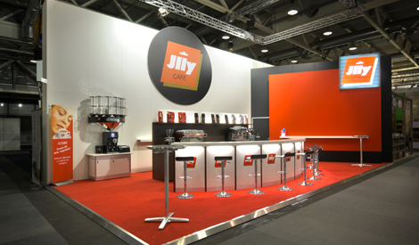 Messestand-Foto Illy Cafe